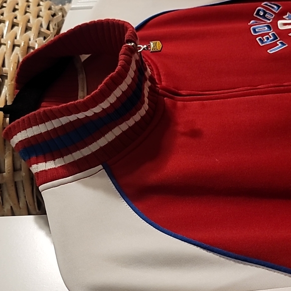 Everlast Heritage Sugar Ray Leonard Bomber Jacket 1979 World Champion Red Sz L - Picture 4 of 15